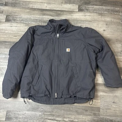 Men's Carhartt Jacket Full Swing Loose Fit Grey Insulated Size XXL 0J2207-M - Image 1 of 4