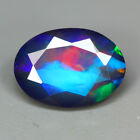 1.71 Cts_Elegant 3D Electric Flash Pattern_100 % Natural Welo Black Solid Opal