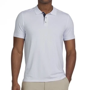 CHAPS Mens Golf Polo Shirt Size 3XL White Moisture Wicking Breathable New - Picture 1 of 9