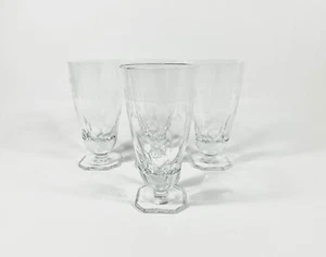 4x Samuelssons Glas Kosta Crystal Beer Glasses Swedish Glassware - Picture 1 of 9