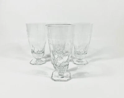 4x Samuelssons Glas Kosta Crystal Beer Glasses Swedish Glassware - Image 1 of 4