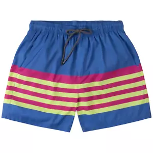 Southern Marsh Jungen Royal/Pink Barcelona Lines Hafen Trunk Badeshorts, Größe L - Bild 1 von 2