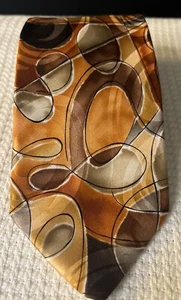 Jerry Garcia Tie Courtyard Performance Collection 54 Silk Orange - Picture 1 of 5