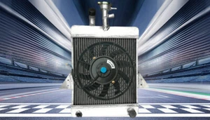 For Triumph GT6 1966-1973 1967 1968 1969 1970 1971 1972 Aluminum radiator+FAN - Picture 1 of 4