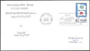 Canada    #500    "SUMMER & WINTER GAMES"     Fine Used  1969 First Day Cover - Picture 1 of 2