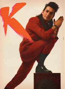 PAUL KING 8" x 10" Mini Pin-Up from 1980's U.K. Magazine Love & Pride New Wave - Bild 1 von 1