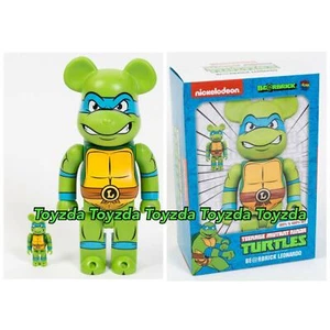 Medicom TV 1987 Ninja Turtles 400% + 100% Leonardo Bearbrick Be@rbrick Set - Bild 1 von 4