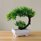 Lotus Fake Potted Tree 19Cm Desk Ornament  Indoor Dining Living Room