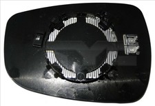 TYC mirror glass exterior mirror 313-0081-1 convex heated for Hyundai i30 GD 5 MD