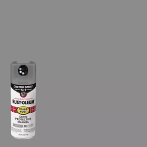 (12)-Rust-Oleum Stops Rust 12 Oz. Spray 5 in 1 Satin Spray Paint, Coastal Gray - Picture 1 of 1