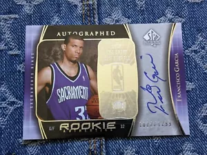 05-06 Upper Deck SP Rookie Authentics Francisco Garcia On Card Auto 1022/1299 - Picture 1 of 6