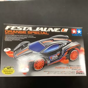 Tamiya Mini 4WD 95658 Festa Jaune Orange Special MA Chassis New! - Foto 1 di 2