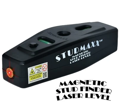 Buscador de pernos con herramienta de nivel láser. Detector de pernos magnéticos Foto 1 de 4