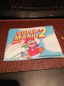 Nintendo Nes Super Mario Bros 2 Instruction Manual UKV - Picture 1 of 9