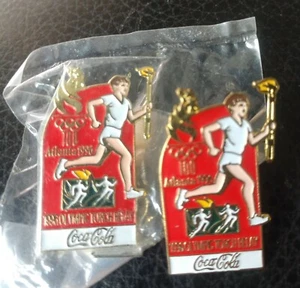 1996 Atlantic Coca-Cola Olympic Torch Bearer Pins - Picture 1 of 6