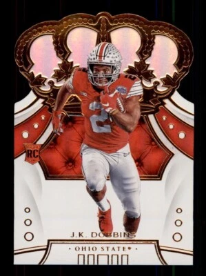 2020 Panini Chronicles Draft Picks - Crown Royale Die-Cut #32 J.K. Dobbins (RC) - Image 1 of 2