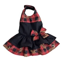 Handmade Christmas Dog Dress Xs Size Dog Clothes. - Picture 1 of 3
