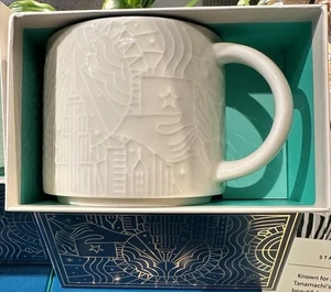 Starbucks Reserve NYC Empire State Building White Mug Dana Tanamachi Coffee Cup - Picture 1 of 12