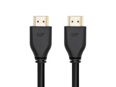 Monoprice 8K Certified Ultra High Speed HDMI 2.1 Cable 6 Feet Black 48Gbps eARC - Image 1 of 4