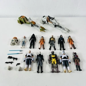 Star Wars Rebels Animated 3.75" Action Figure Job Lot x 12 Hasbro + Speeder Bike - Picture 1 of 5