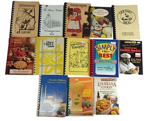 Vintage Cookbook Lot of 13 Regional Specialty Local Ethnic Recipes - Imagen 1 de 5
