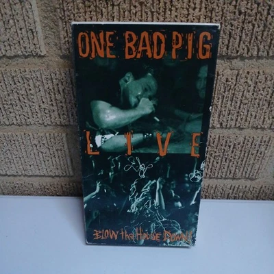 One Bad Pig Live Blow The House Down VHS VCR Tape Used Music - Image 1 of 3