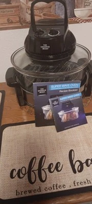 The Sharper Image SUPER WAVE 1300 Wat 16qt Halogen Infrared Convection Oven NICE - Bild 1 von 4