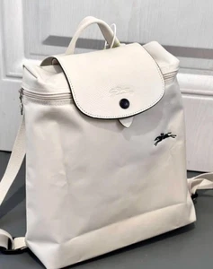 Longchamp Le Pliage Rucksack schwarz Nylon Leder klein Unisex Outlet - Bild 1 von 11