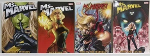 LOTE DE 4 MS. MARVEL VOL #5,6,8,9 COMERCIO DE BOLSILLO/CAÑA GN'S 2009 PRIMERAS IMPRESIONES FUERA DE STOCK - Imagen 1 de 2
