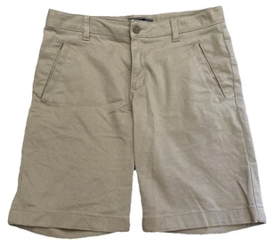 Landʻs End Khaki Bermuda Uniform Shorts Girls Size 14 - Picture 1 of 19