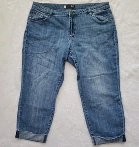 KUT from the Kloth Catherine Crop Straight Hi-Rise Jeans Size 20W (39" Waist) - Picture 1 of 8