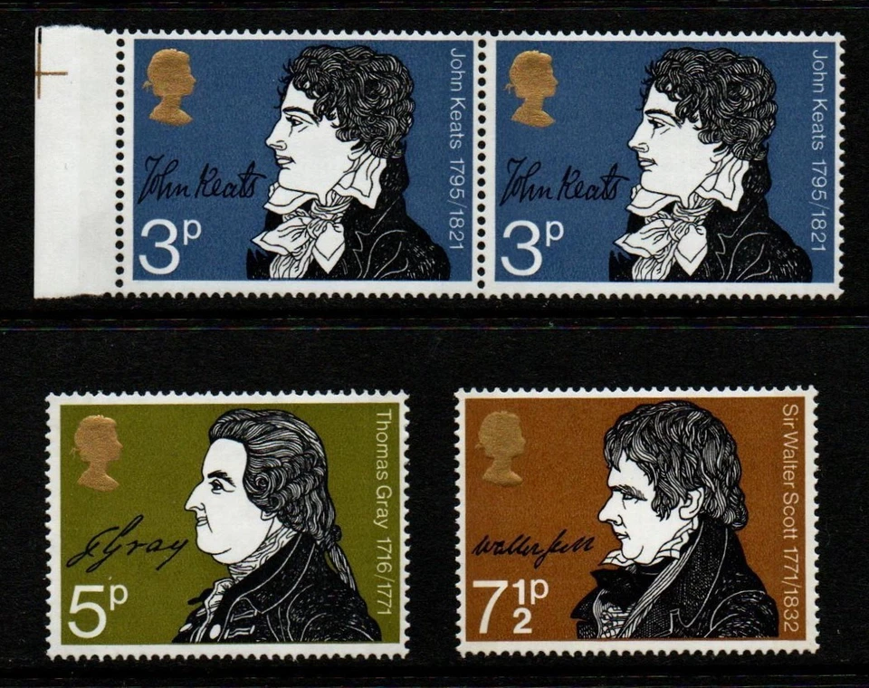 GB 1971 Literary Anniversaries- MNH  - good price. FREE UK POST - Image 1 of 1