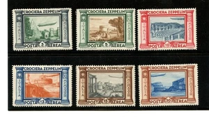 Italy #C42-C47 (I803) Comp 1933 Zeppelin issue, MNH, VF, CV$330.00 - Picture 1 of 2
