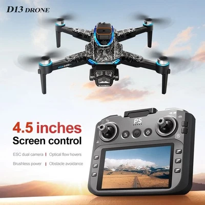MARKENLOS D13 RC Drone 4K Professionale HD Tripla Telecamera, 5G WIFI, FPV Dron 360°