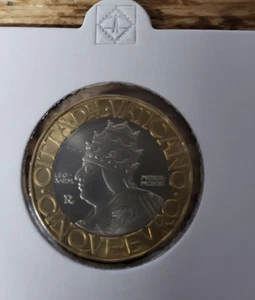 Vaticano 5 " 500. Todesjahr Di Papa Leo X. " Fior di Conio - Picture 1 of 2