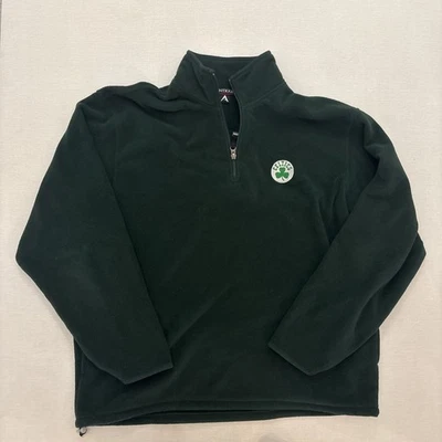 Suéter de invierno polar grande para hombre Antigua Boston Celtics 1/4 cremallera " Foto 1 de 4