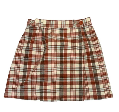 Mujer’s Xsmall Mini Falda Falda A Cuadros Falda Atlética Preppy Deporte Tenis 24x15 Foto 1 de 4