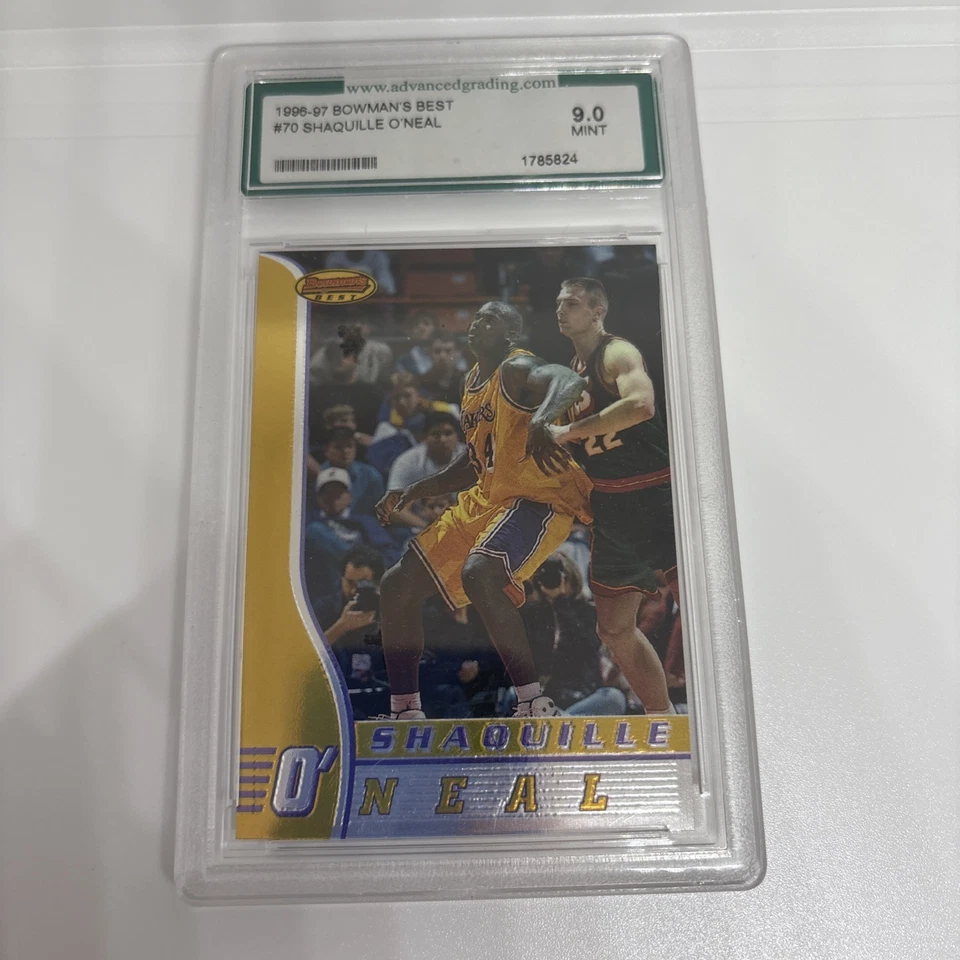 1996-97 Bowman's Best Shaquille O'Neal #70 Advancedgrading 9.0 Mint - Image 1 of 2