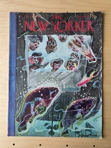 The New Yorker Magazine Jan 19, 1946 Issue Fish Cover by Garrett Price Very Good - Picture 1 of 4