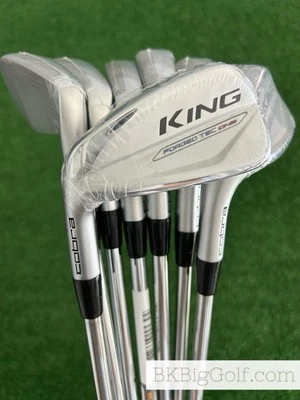 NEW LH Cobra King Forged Tec One Length Iron Set 5-G / KBS $-Taper Lite Regular - Image 1 of 4