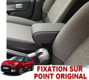 Armlehne PLUS schwarz für CITROEN C3 III - 3er - ORIGINAL PUNKTBEFESTIGUNG - Bild 1 von 3