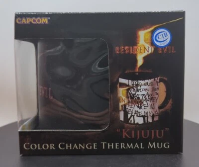 Resident Evil 5 NECA KIJUJU Color Change Thermal Mug Brand New Fresh RARE Capcom - Image 1 of 4