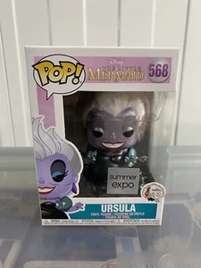 Ursula Little Mermaid Metallic Summer Expo Funko Pop! Vinyl #568 Disney - Picture 1 of 6