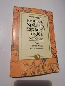 Webster's English Spanish Dictionary 1993 Paperback Ingles Espanol - Picture 1 of 4