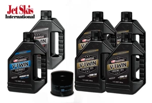 Maxima Syn. Blend 3 Hole Oil Change Kit Harley Twin Cam 20W50 (1999-2017) - Picture 1 of 6