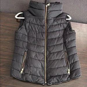 Zara gilet donna blu navy puffy taglia M - Foto 1 di 7