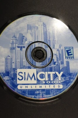 Sim City 3000 Unlimited PC Tested Video Game Used City Building Simulation Game - Image 1 of 3