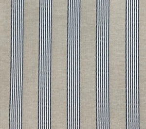 Tapicería ciega cortina a rayas azul beige 280 cm de ancho tela - Imagen 1 de 7