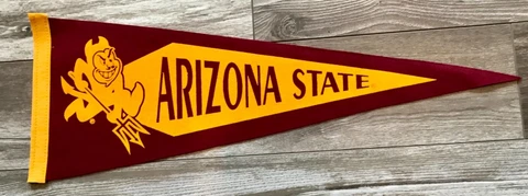 Arizona State Sun Devils Vintage Wool Felt  Pennant Cover