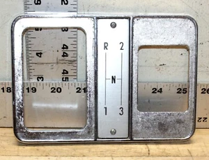 1956-1962 Corvette Nos GM Console Shifter Plate 3spd #3728940 - Picture 1 of 7